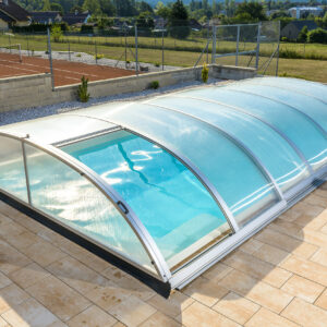 Abri de piscine B2 pour bassins-Neuf
