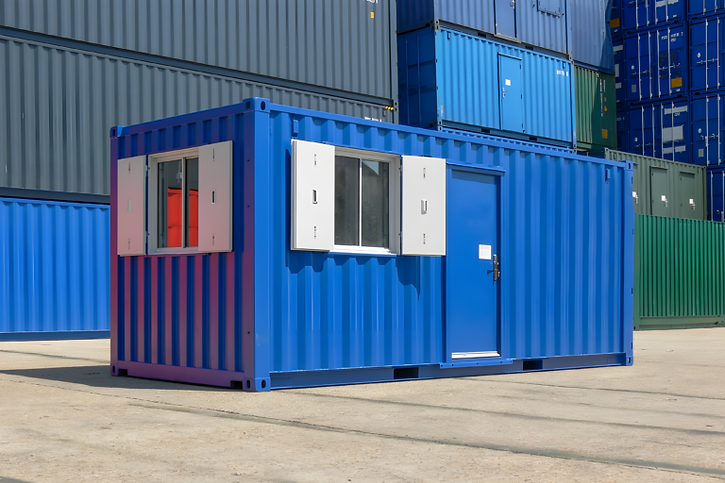 Container 20' bureau + cuisine et toilette-Neuf