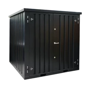Conteneur de stockage 2 x 2 mètres – avec double porte-Neuf